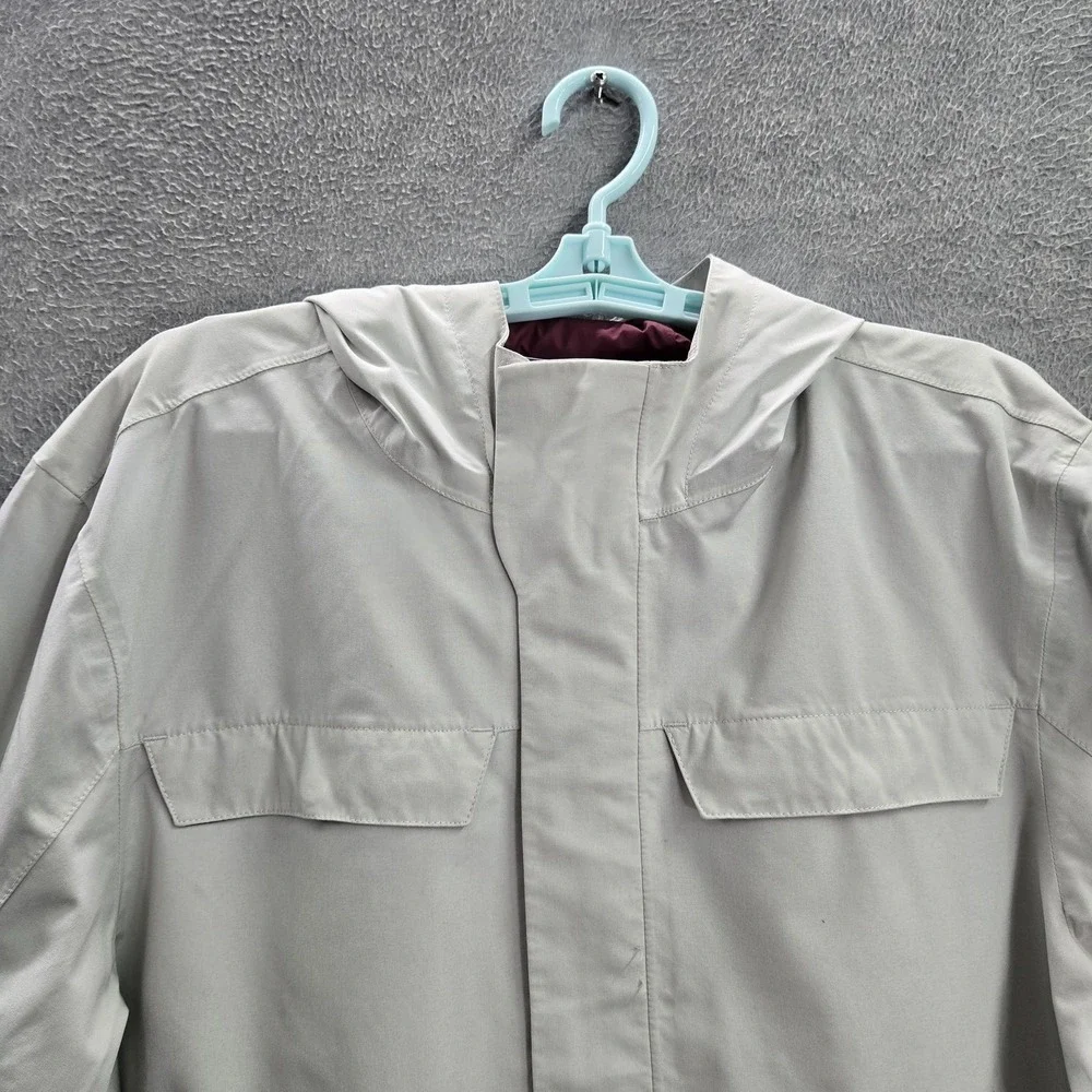 The‎ North Face Men Jacket L Gray Dryvent Activewear Logo Long Sleeve